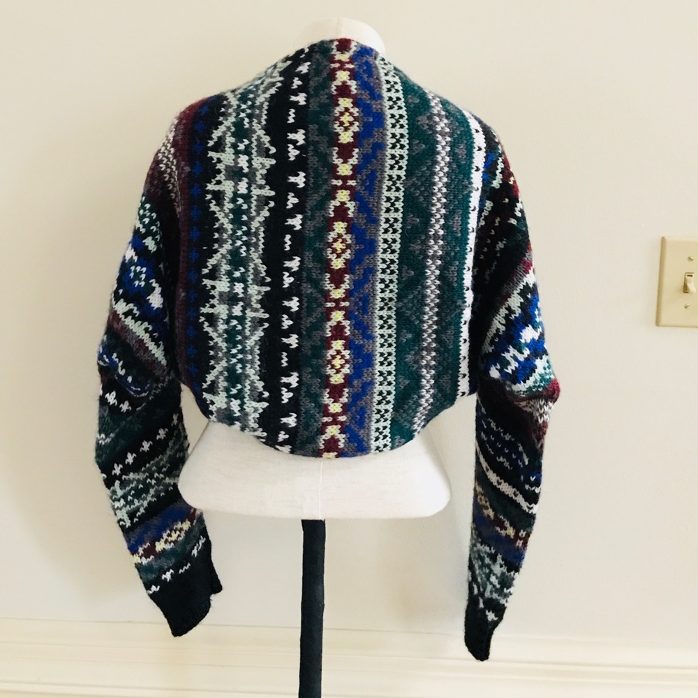 NEW Free People Fairisle bolero sweater size XS - Picture 6 of 8